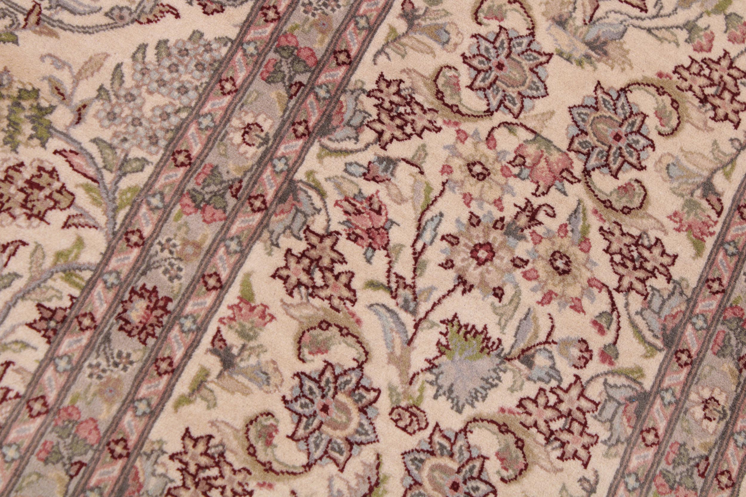 handmade Transitional Morris Black Black Hand Knotted RECTANGLE 100% WOOL area rug 9x12