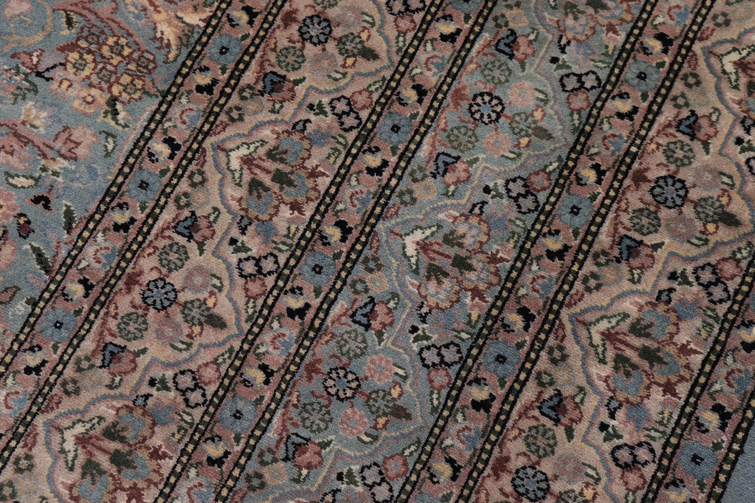 handmade Transitional Razia Lt. Green Lt. Green Hand Knotted RECTANGLE 100% WOOL area rug 10x14