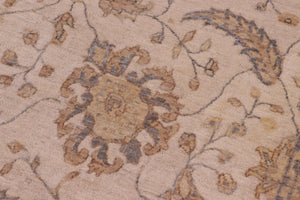 handmade Traditional Kafkaz Beige Beige Hand Knotted RECTANGLE 100% WOOL area rug 8x10