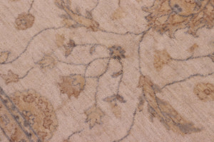 handmade Traditional Kafkaz Beige Beige Hand Knotted RECTANGLE 100% WOOL area rug 8x10