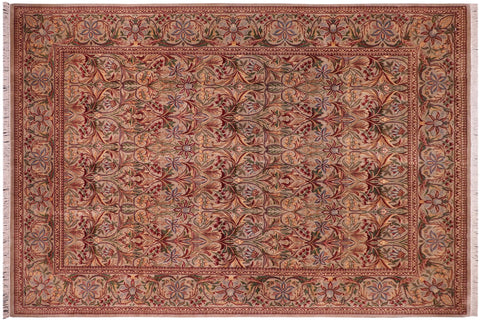 handmade Transitional Internation Lt. Gray Lt. Gray Hand Knotted RECTANGLE 100% WOOL area rug 9x12