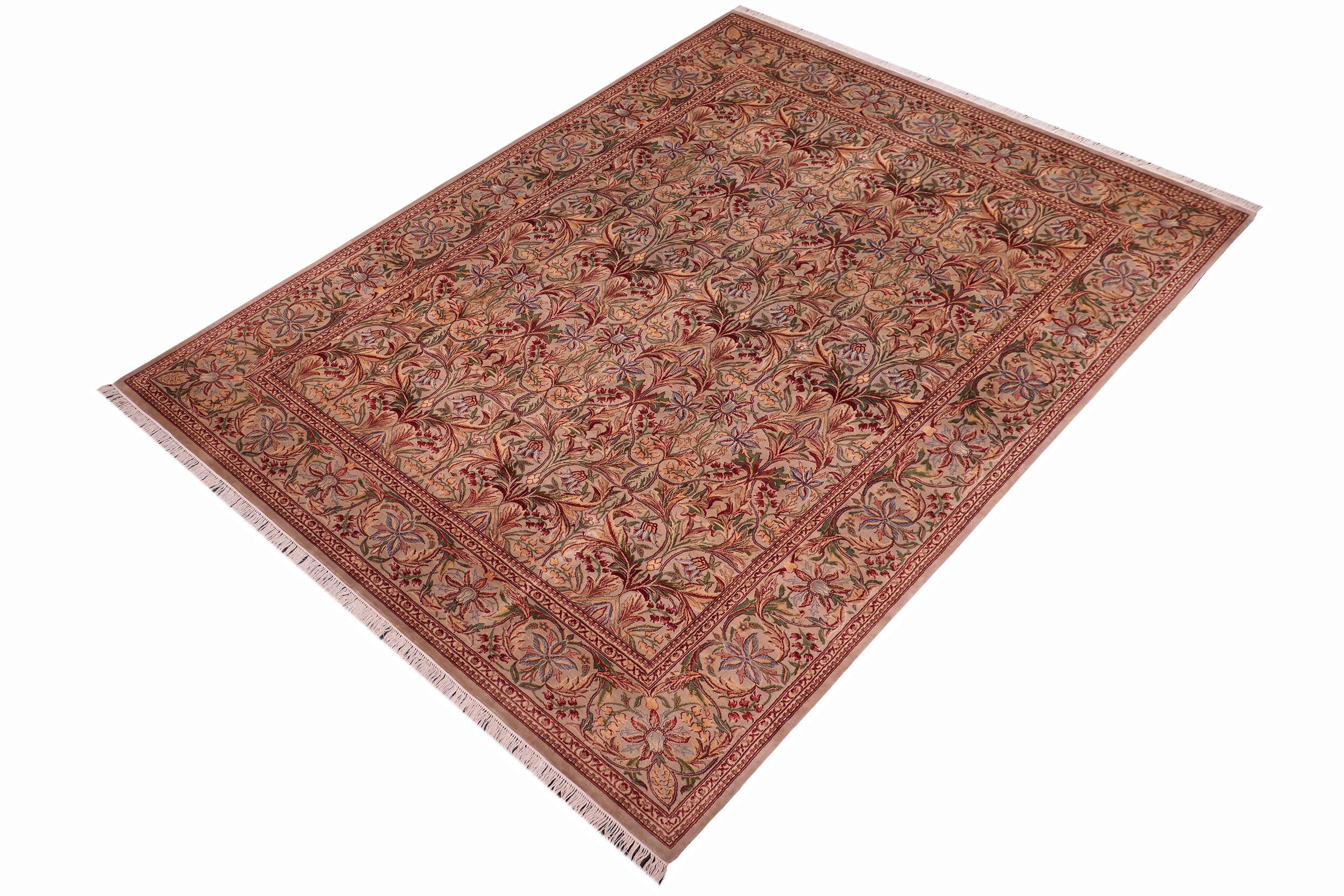 handmade Transitional Internation Lt. Gray Lt. Gray Hand Knotted RECTANGLE 100% WOOL area rug 9x12