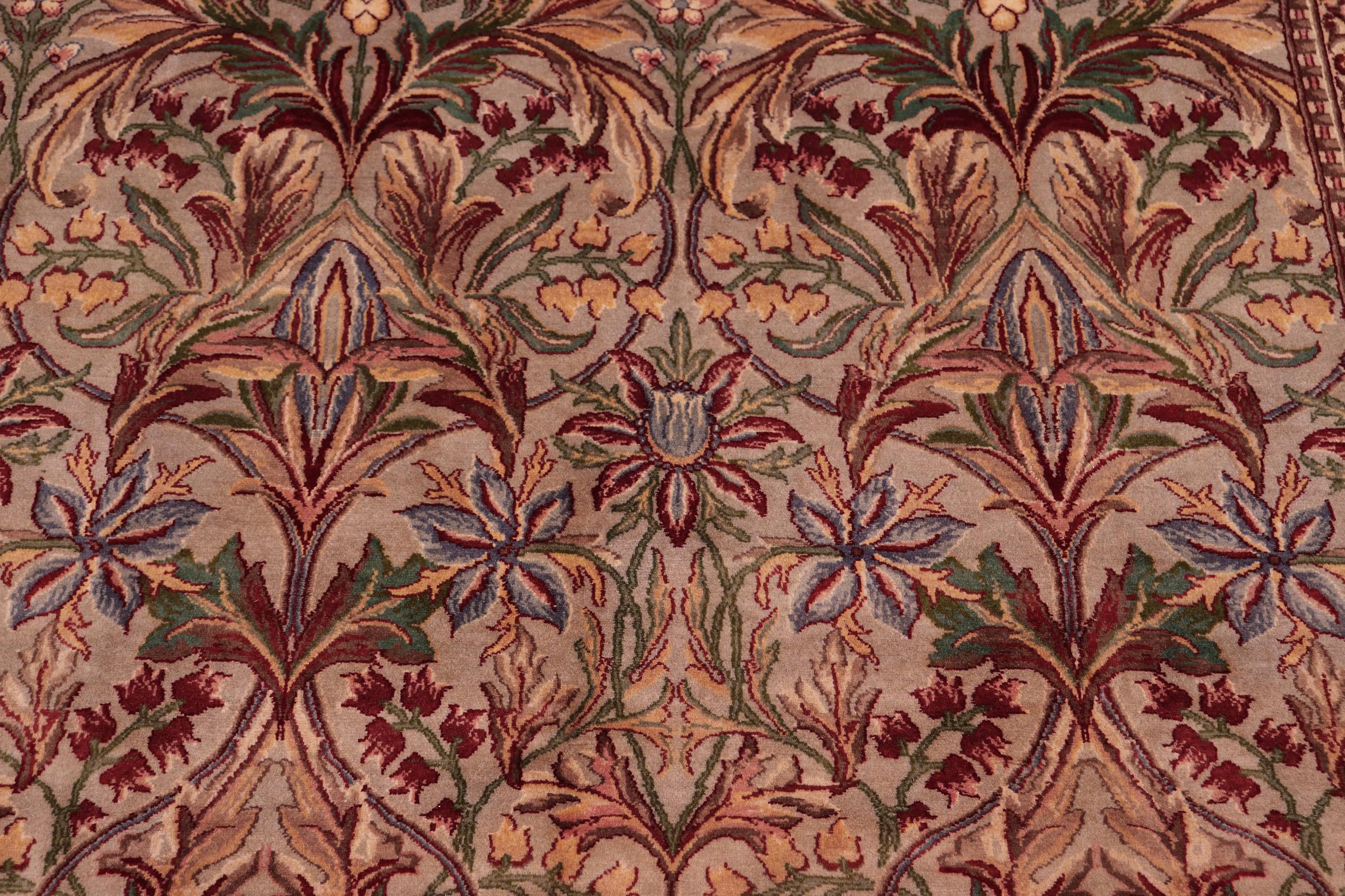 handmade Transitional Internation Lt. Gray Lt. Gray Hand Knotted RECTANGLE 100% WOOL area rug 9x12
