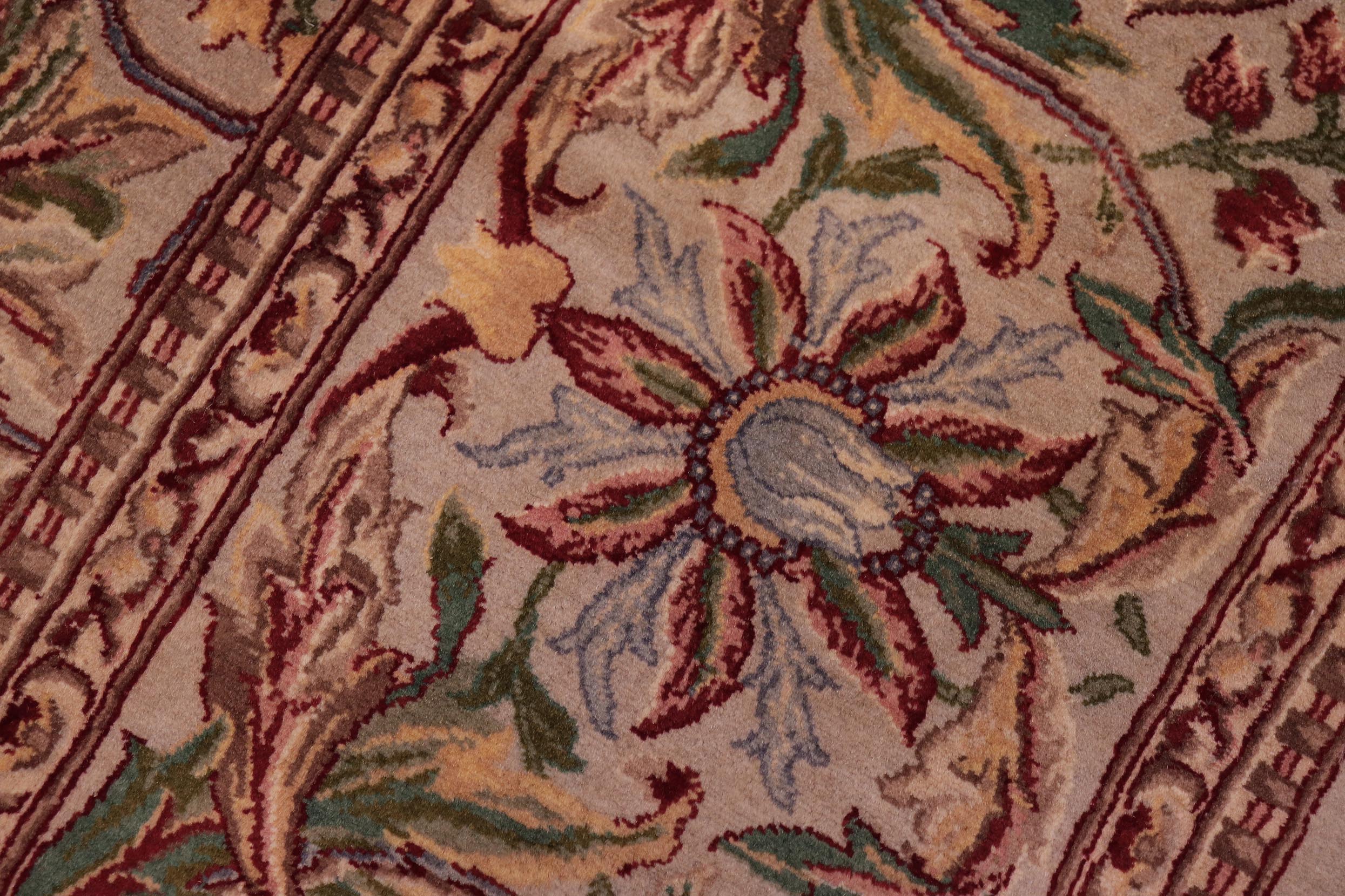 handmade Transitional Internation Lt. Gray Lt. Gray Hand Knotted RECTANGLE 100% WOOL area rug 9x12