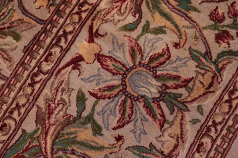 handmade Transitional Internation Lt. Gray Lt. Gray Hand Knotted RECTANGLE 100% WOOL area rug 9x12