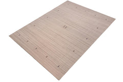 handmade Modern Gabbeh Ivory Ivory Hand-made RECTANGLE 100% WOOL area rug 9x12