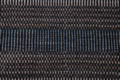 handmade Modern Grass Black Ivory Hand-made RECTANGLE 100% WOOL area rug 8' x 10'
