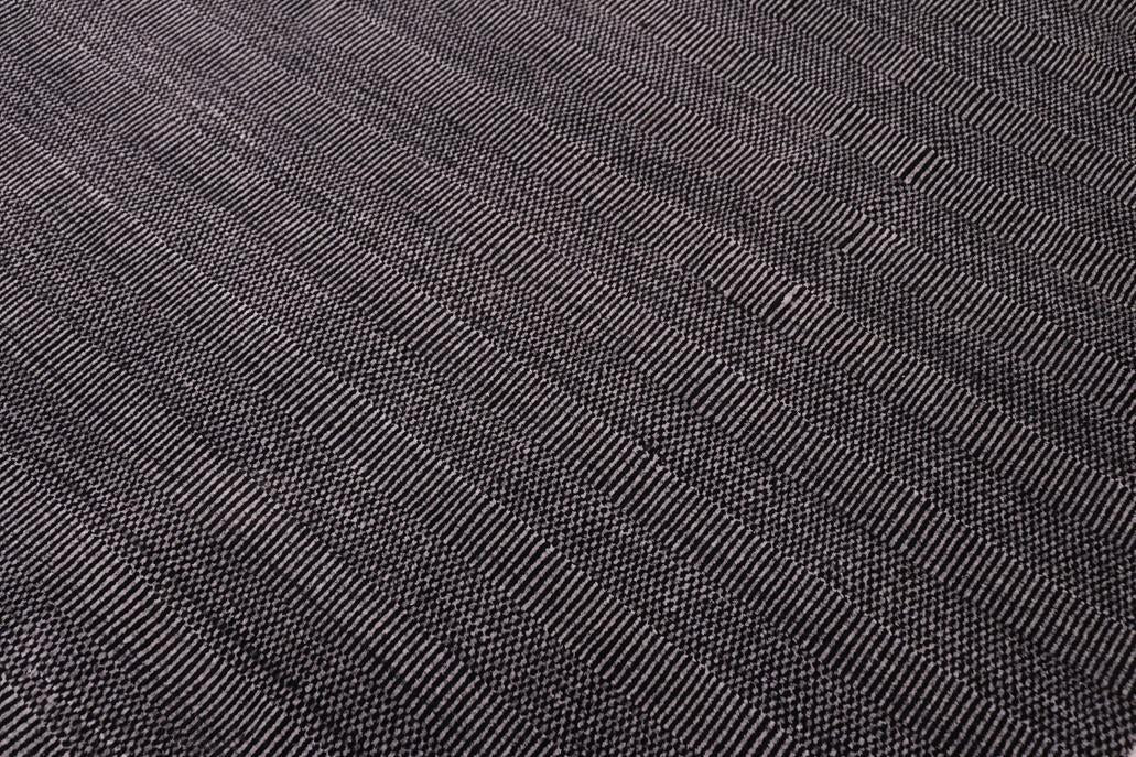 handmade Modern Grass Black Gray Hand-made RECTANGLE 100% WOOL area rug 9x12