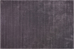 handmade Modern Grass Black Gray Hand-made RECTANGLE 100% WOOL area rug 9' x 12'