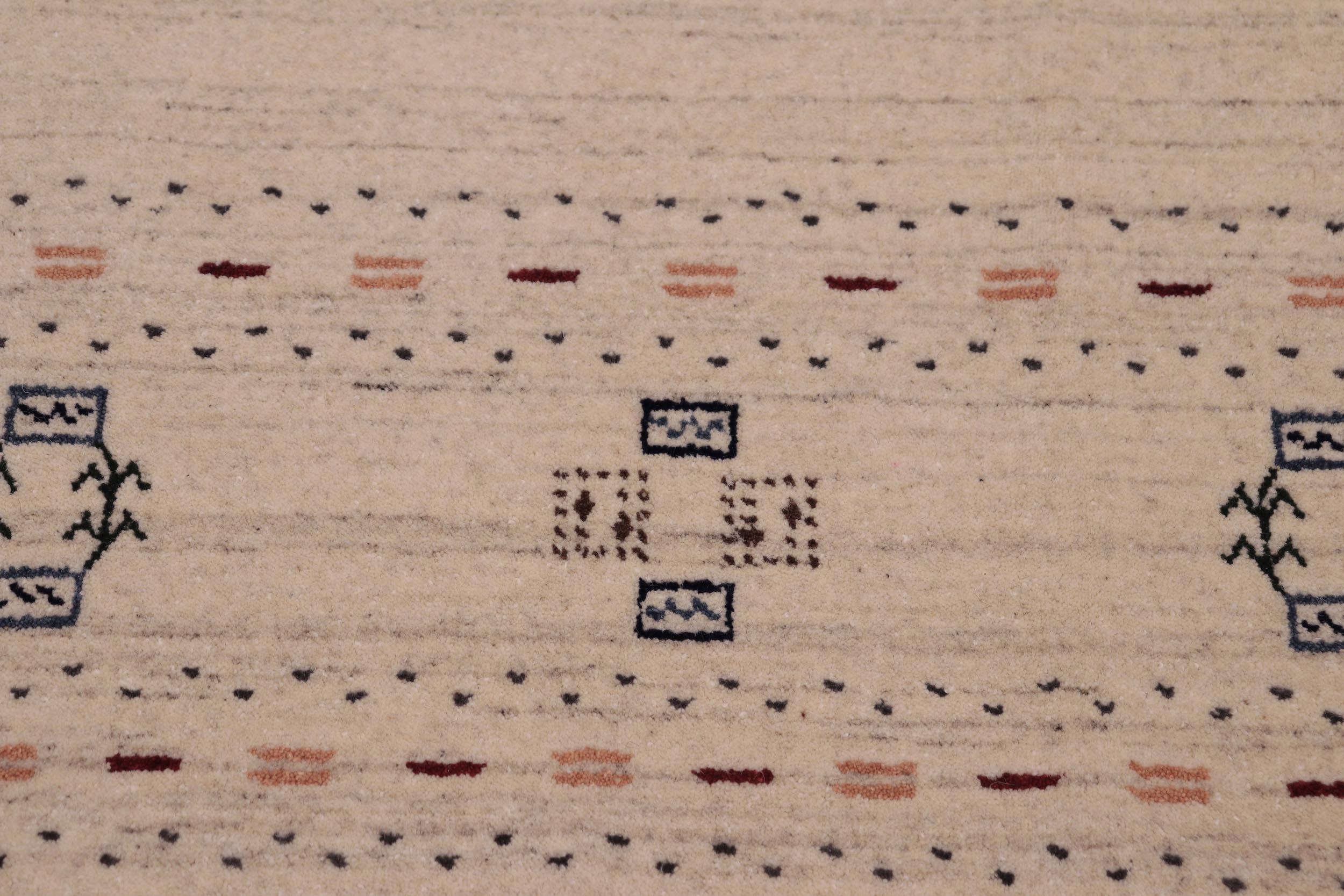 handmade Modern Gabbeh Blue Lt. Blue Hand-made RECTANGLE 100% WOOL area rug 8' x 10'