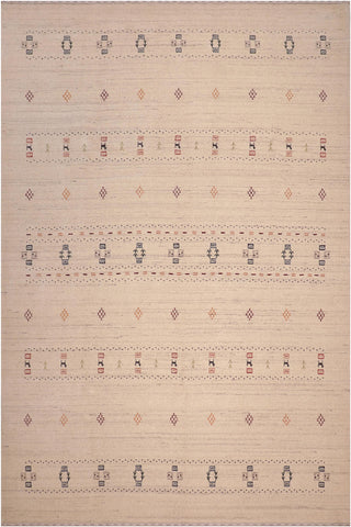 Modern Gabbeh Maddox Ivory Wool Rug - 8'3''X10'0''