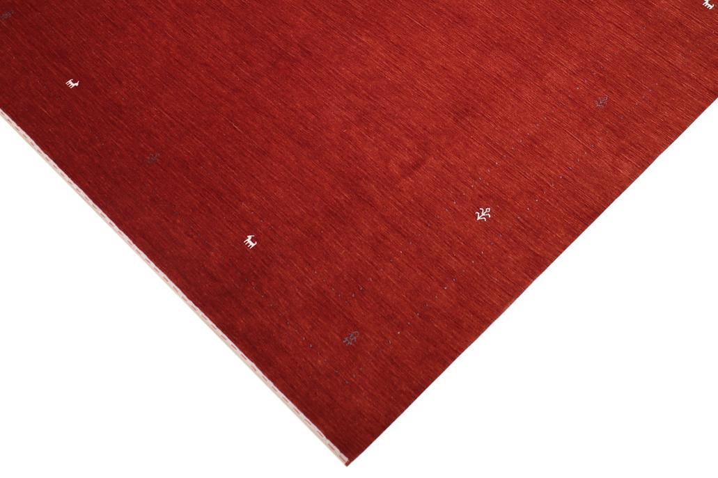 handmade Modern Gabbeh Rust Rust Hand-made RECTANGLE 100% WOOL area rug 9x12