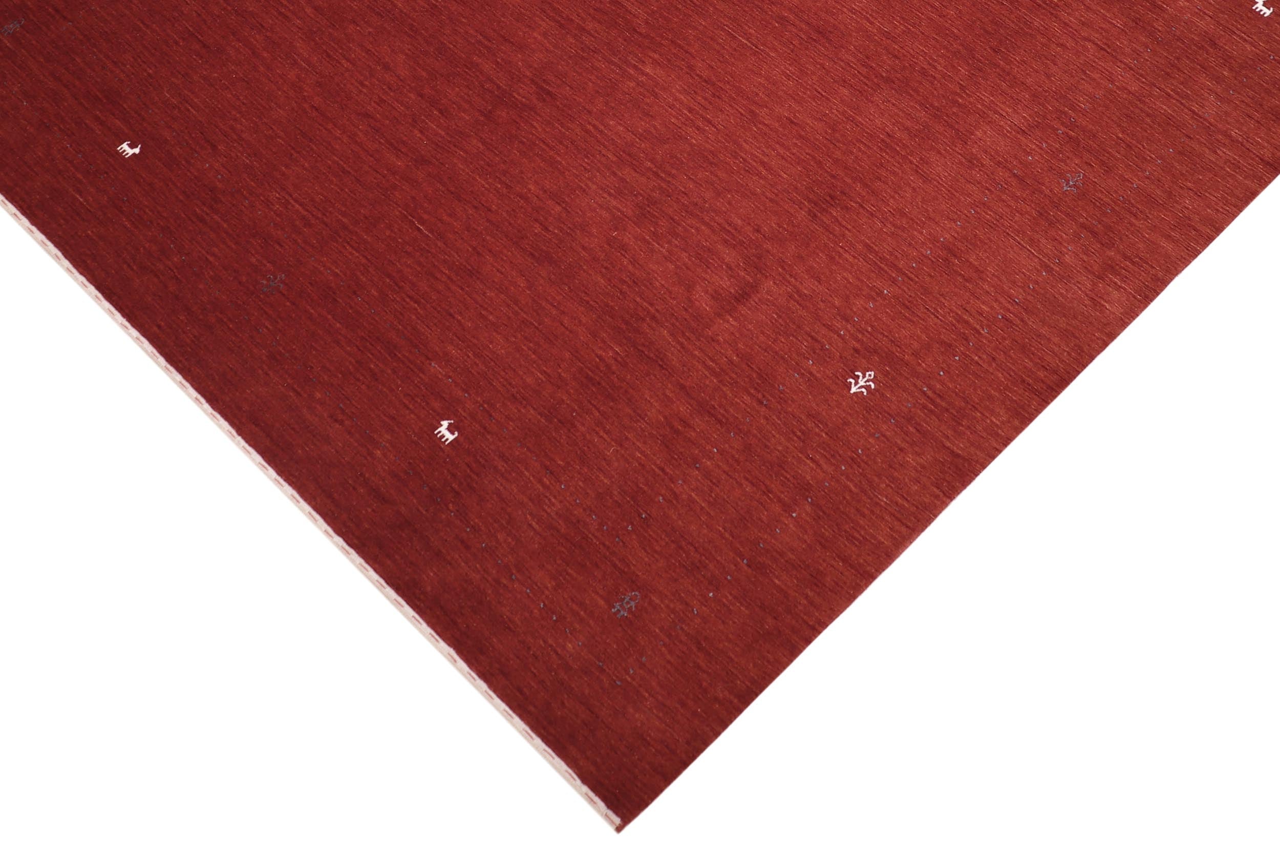 handmade Modern Gabbeh Lt. Blue Lt. Blue Hand-made RECTANGLE 100% WOOL area rug 9' x 12'