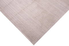 handmade Modern Gabbeh Gray Ivory Hand-made RECTANGLE 100% WOOL area rug 9x12