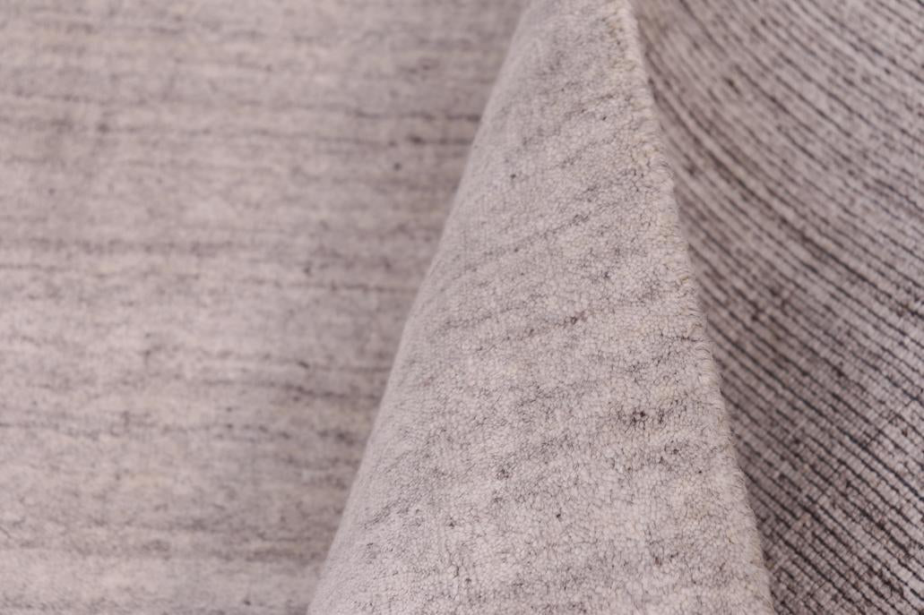 handmade Modern Gabbeh Gray Ivory Hand-made RECTANGLE 100% WOOL area rug 9x12