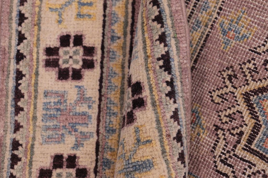 handmade Geometric Kazak Lt. Brown Beige Hand-made RECTANGLE 100% WOOL area rug 2' x 3'