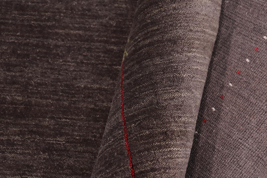 handmade Modern Gabbeh Gray Gray Hand-made RECTANGLE 100% WOOL area rug 5x8