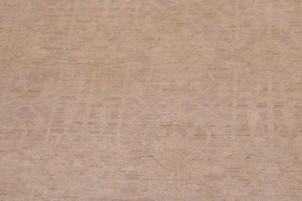 handmade Modern Kafkaz Lt. Gold Gold Hand Knotted RECTANGLE 100% WOOL area rug 5' x 6'