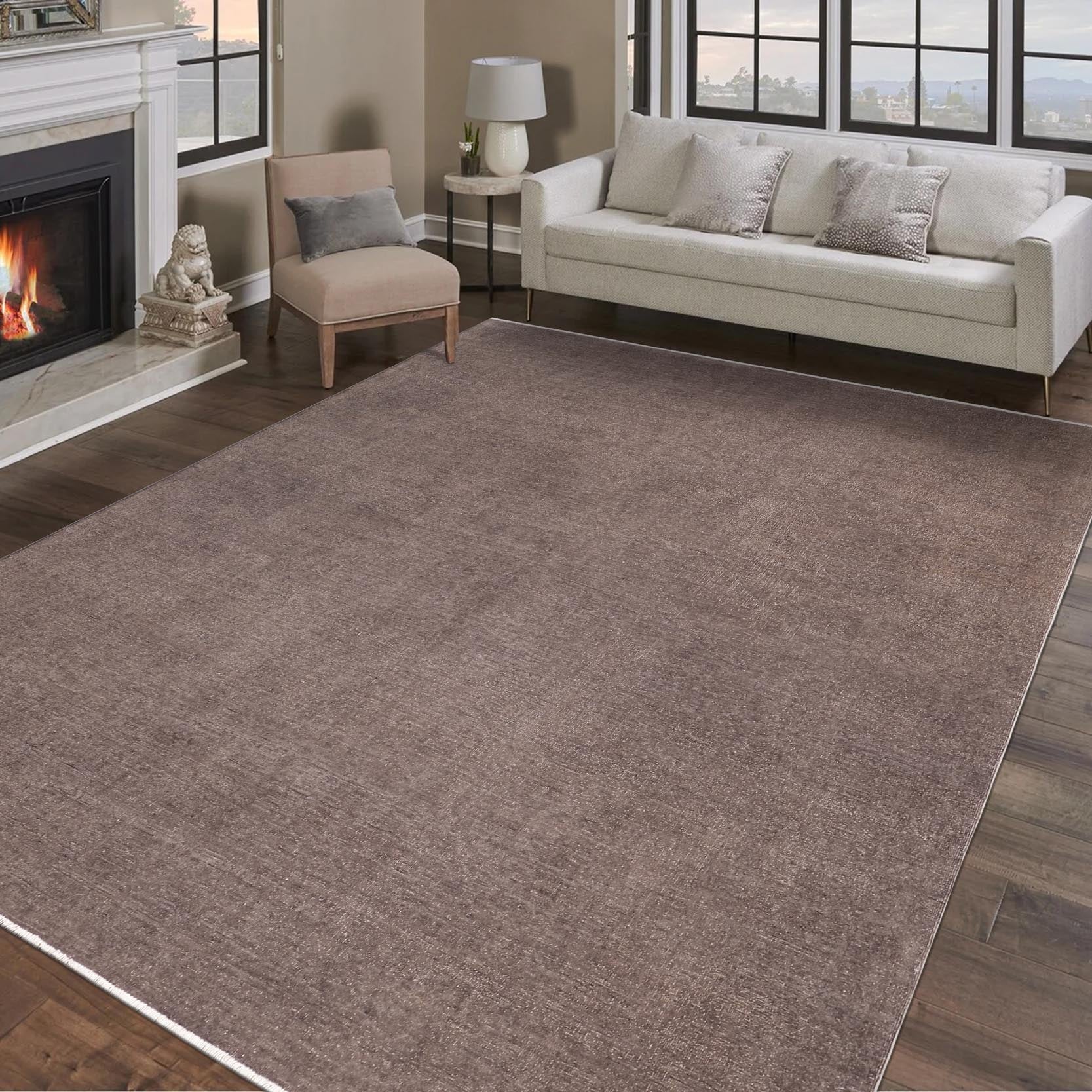 handmade Over Dyed Over Dyed Lt. Gray Lt. Gray Hand Knotted RECTANGLE 100% WOOL area rug 8' x 10'