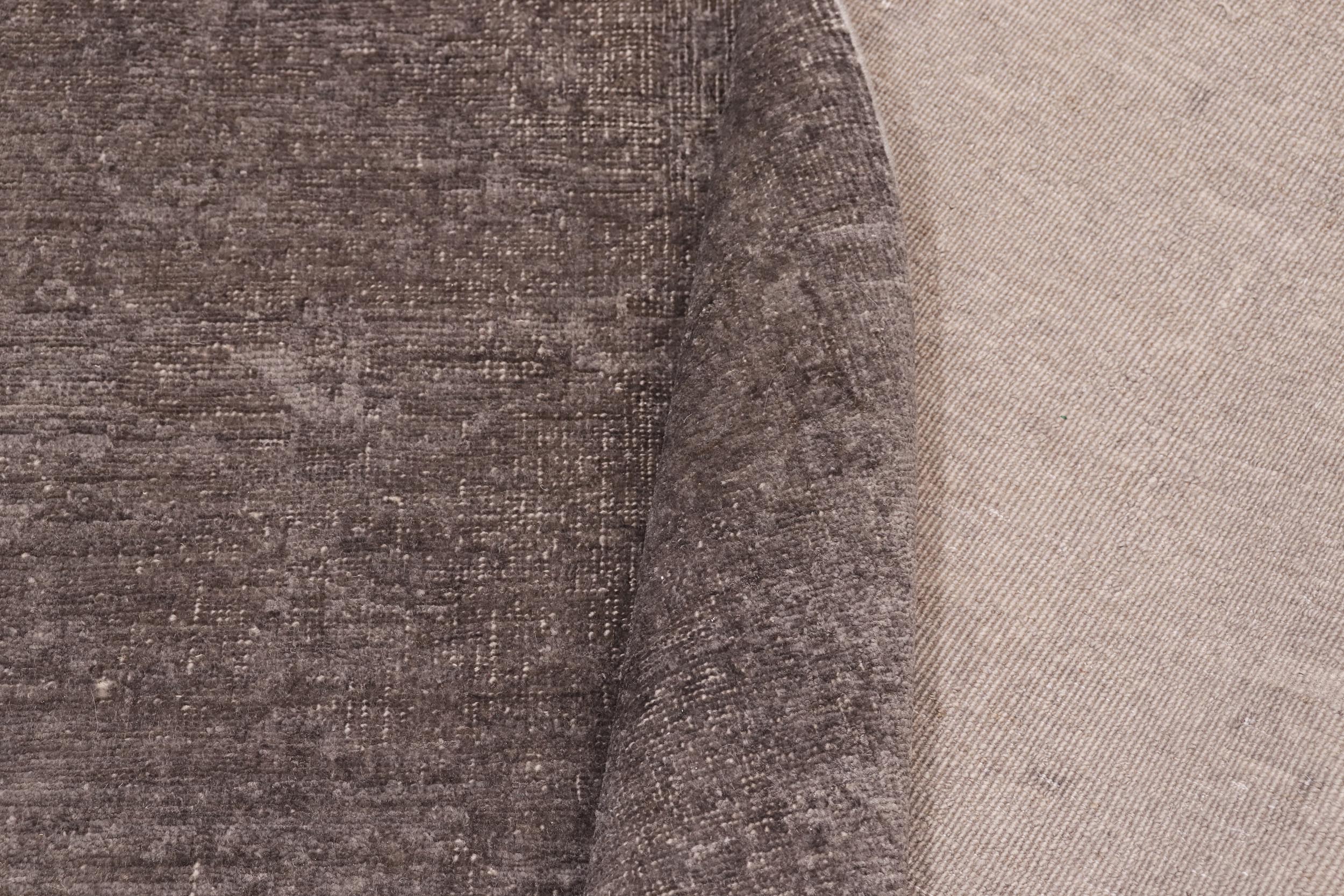 handmade Over Dyed Over Dyed Lt. Gray Lt. Gray Hand Knotted RECTANGLE 100% WOOL area rug 8' x 10'