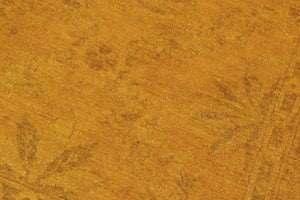handmade Over Dyed Over Dyed Dark Gold Yellow Hand Knotted RECTANGLE 100% WOOL area rug 8' x 10'