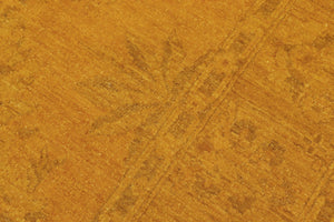 handmade Over Dyed Over Dyed Dark Gold Yellow Hand Knotted RECTANGLE 100% WOOL area rug 8' x 10'