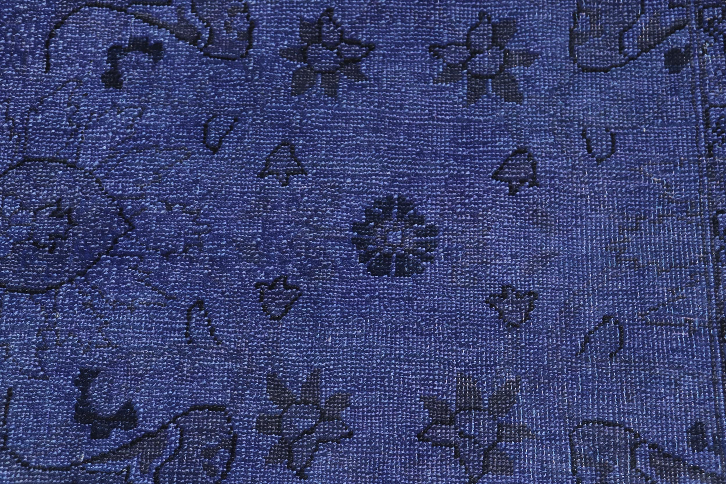 handmade Over Dyed Over Dyed Purple Purple Hand Knotted RECTANGLE 100% WOOL area rug 8' x 10'