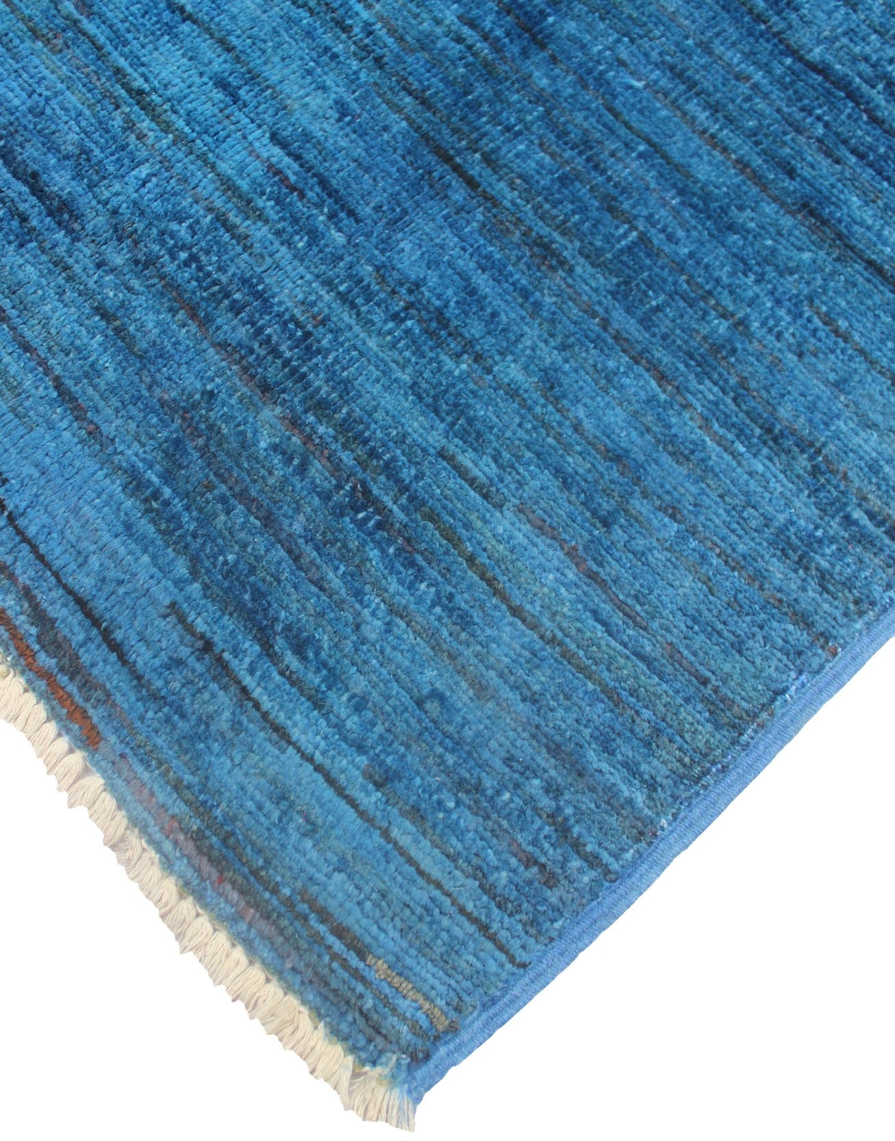 handmade Over Dyed Over Dyed Lt. Blue Red Hand Knotted RECTANGLE 100% WOOL area rug 2' x 3'