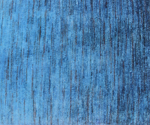 handmade Over Dyed Over Dyed Lt. Blue Red Hand Knotted RECTANGLE 100% WOOL area rug 2' x 3'