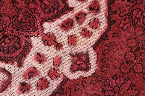 handmade Vintage Vintage Red Brown Hand Knotted RECTANGLE 100% WOOL area rug 8' x 12'