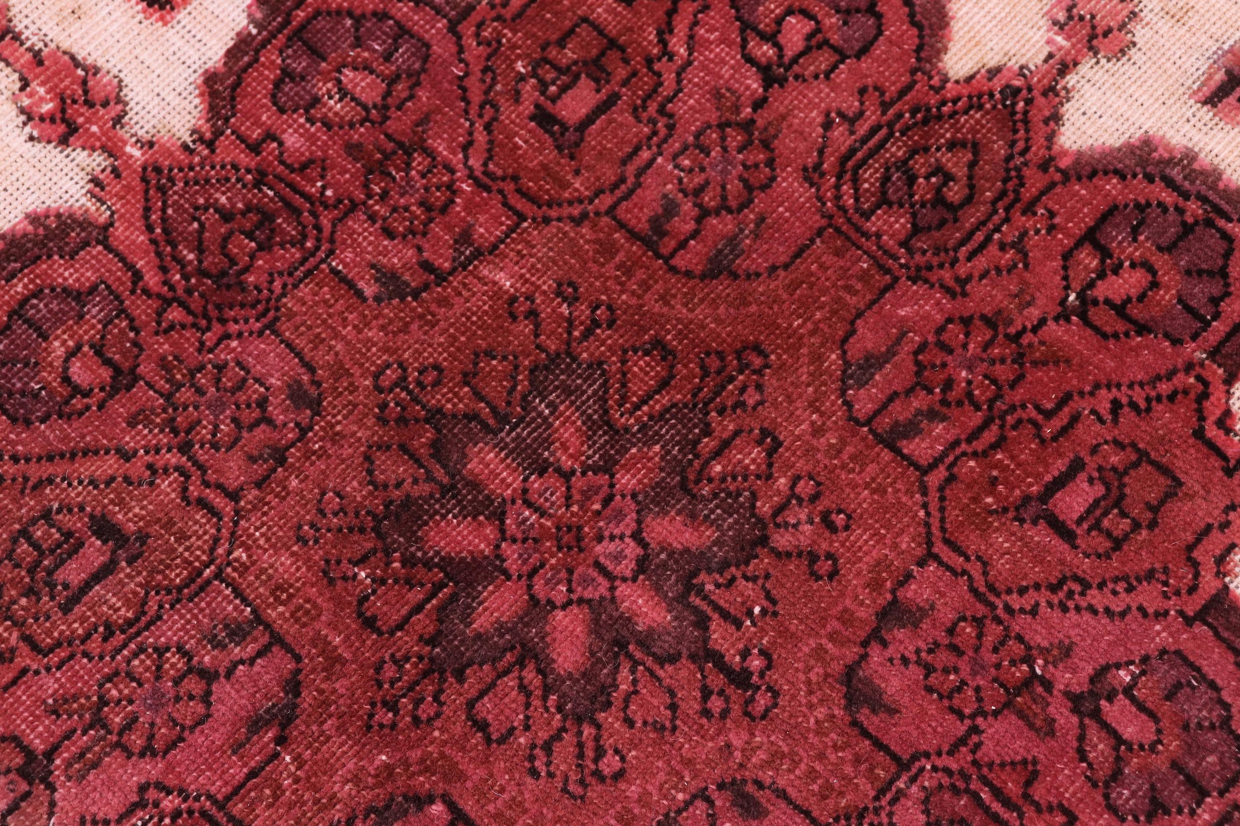 handmade Vintage Vintage Red Brown Hand Knotted RECTANGLE 100% WOOL area rug 8' x 12'