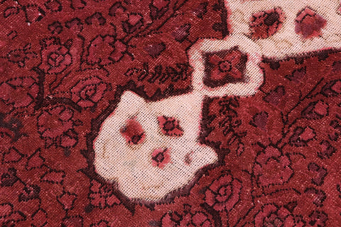 handmade Vintage Vintage Red Brown Hand Knotted RECTANGLE 100% WOOL area rug 8' x 12'