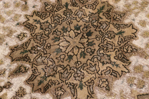 handmade Vintage Vintage Blue Charcoal Hand Knotted RECTANGLE 100% WOOL area rug 7' x 10'