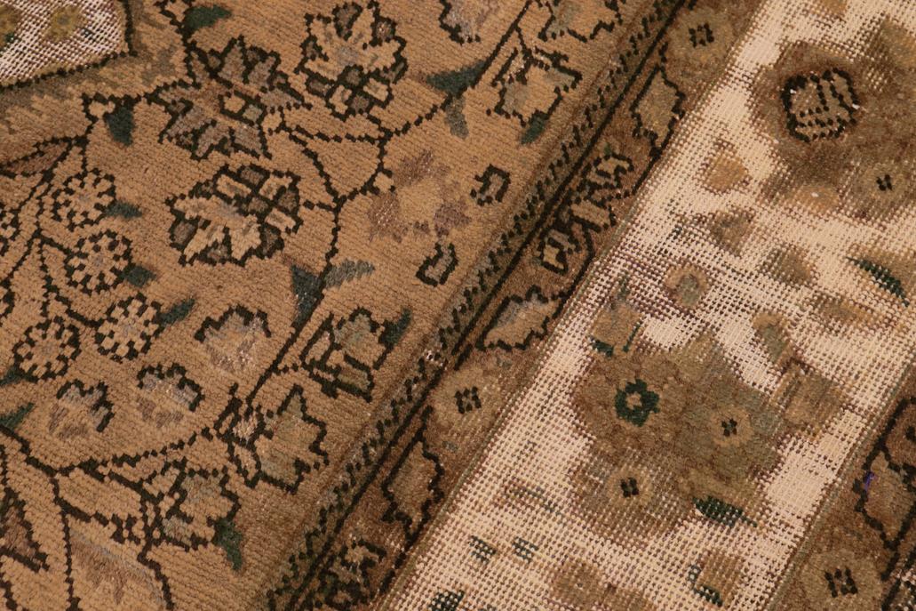 handmade Vintage Vintage Blue Charcoal Hand Knotted RECTANGLE 100% WOOL area rug 7x10