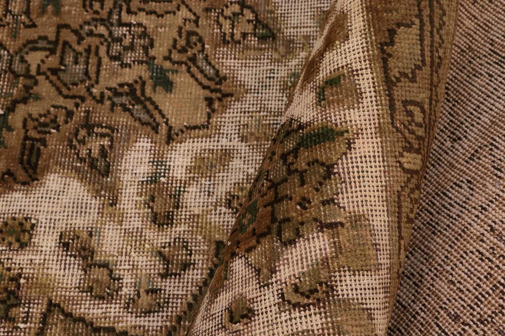 handmade Vintage Vintage Blue Charcoal Hand Knotted RECTANGLE 100% WOOL area rug 7x10