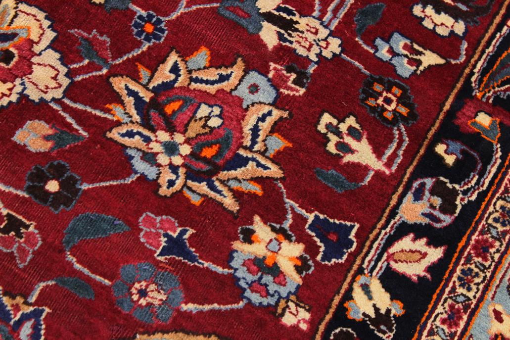 handmade Traditional Antique Red Black Hand Knotted RECTANGLE 100% Wool Pile area rug 10x13