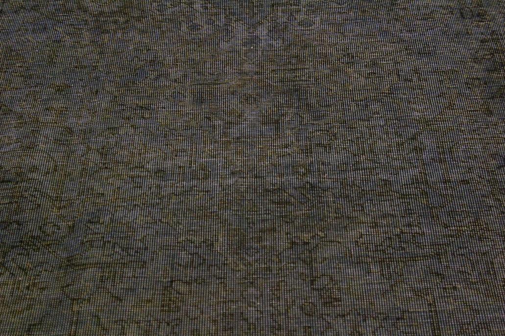 handmade Vintage Vintage Blue Brown Hand Knotted RECTANGLE 100% WOOL area rug 6x10