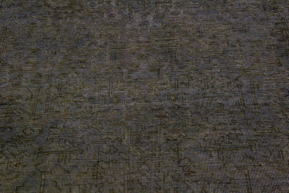 handmade Modern Vintage Blue Brown Hand Knotted RECTANGLE 100% WOOL area rug 6' x 10'