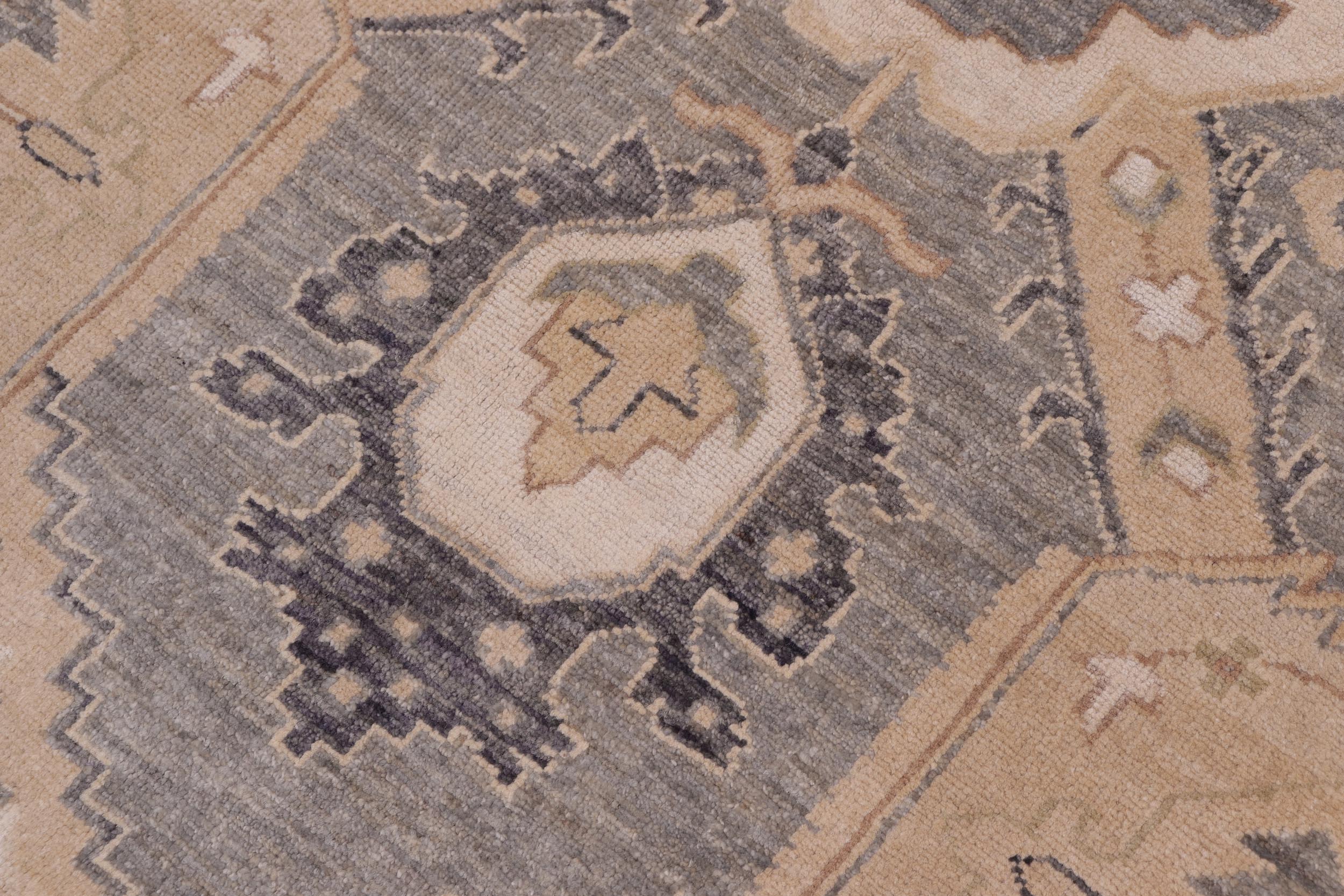 handmade Traditional Kafkaz Lt. Gray Gray Hand Knotted RECTANGLE 100% WOOL area rug 9x12