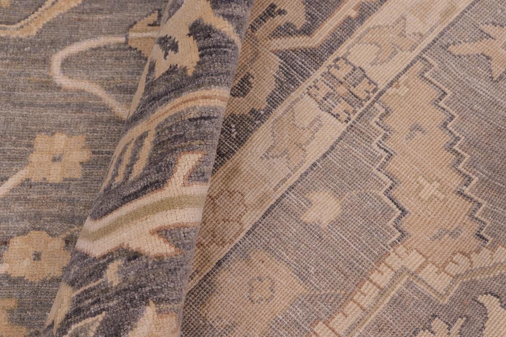 handmade Traditional Kafkaz Lt. Gray Gray Hand Knotted RECTANGLE 100% WOOL area rug 9 x 12