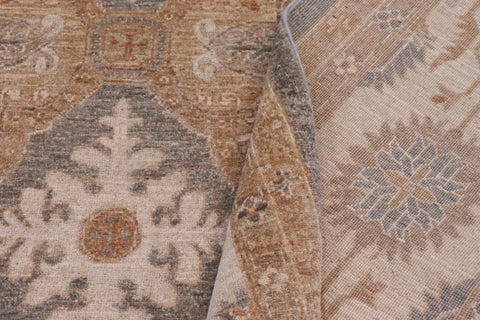 handmade Transitional Kafkaz Gray  Hand Knotted RECTANGLE 100% WOOL area rug 10' x 15'