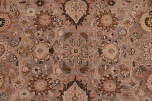 handmade Traditional Tabriz Gray Gold Hand Knotted RECTANGLE 100% WOOL area rug 6x9