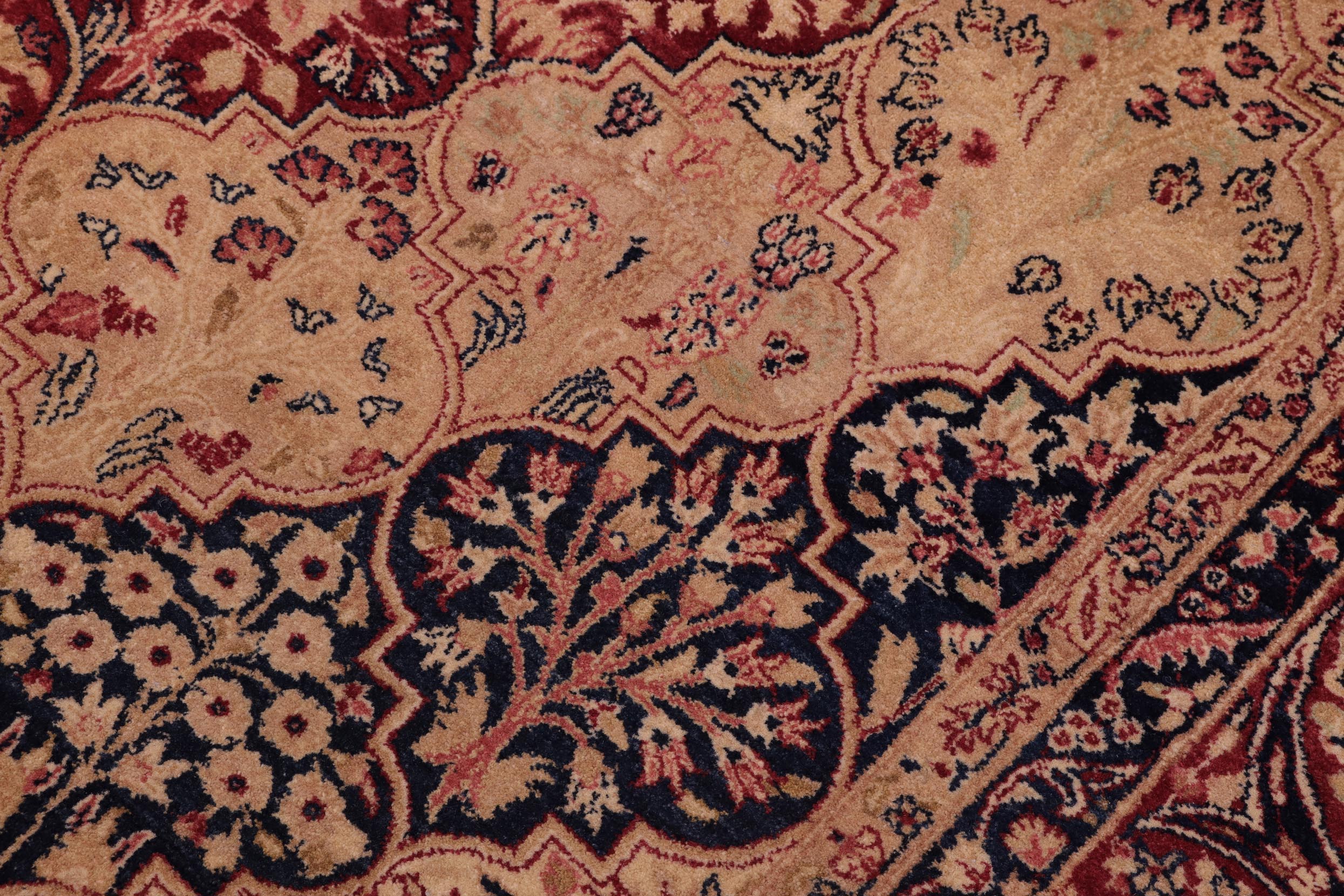 handmade Traditional Compartment Red Red Hand Knotted RECTANGLE 100% WOOL area rug 6x9