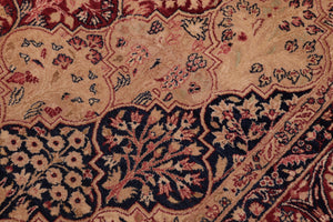 handmade Traditional Compartment Red Red Hand Knotted RECTANGLE 100% WOOL area rug 6x9