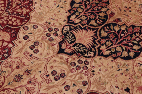 handmade Traditional Compartment Red Red Hand Knotted RECTANGLE 100% WOOL area rug 6x9