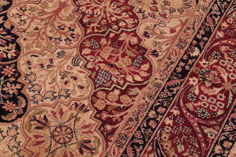 handmade Traditional Compartment Red Red Hand Knotted RECTANGLE 100% WOOL area rug 6x9