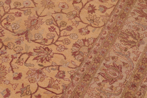 handmade Transitional Kafkaz Gold Lt. Gray Hand Knotted RECTANGLE 100% WOOL area rug 6' x 9'