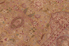Semi-Antique Sultanabad Anita Gold/Gray Wool Rug - 6'1'' x 8'11''