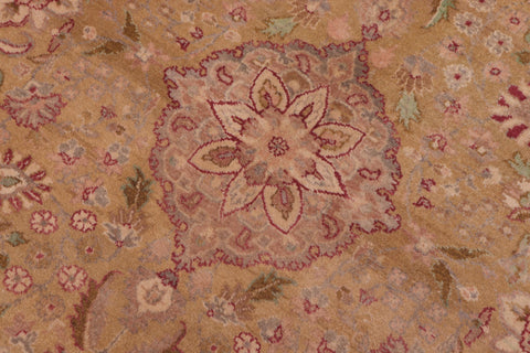 handmade Transitional Sultanabad Gold Gray Hand Knotted RECTANGLE 100% WOOL area rug 6x9