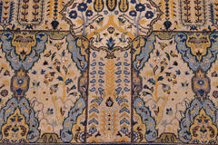 handmade Transitional Design Lt. Gray Lt. Gray Hand Knotted RECTANGLE 100% WOOL area rug 6' x 9'